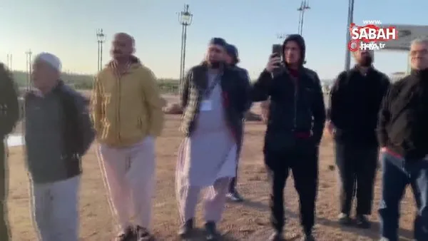 Umre için Suudi Arabistan’a gelen müslümanlar, Uhud Dağı’nı ziyaret ediyor | Video