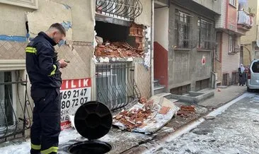 Esenler’de rögar patladı! 4 katlı binanın giriş dairesi yıkıldı