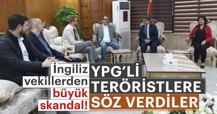 Skandal! İngiliz vekiller Suriye’ye gelip YPG’ye destek sözü verdi...