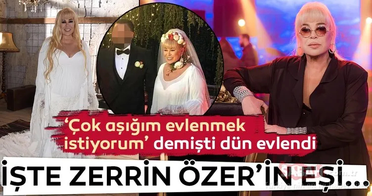 Zerrin Özer’den sevindiren haber! Ünlü sanatçı Zerrin Özer evlendi! İşte Zerrin Özer’in eşi...