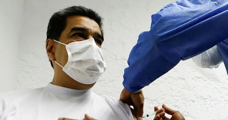 Venezuela Devlet Başkanı Maduro’ya Rusya’nın geliştirdiği Sputnik V aşısından yapıldı