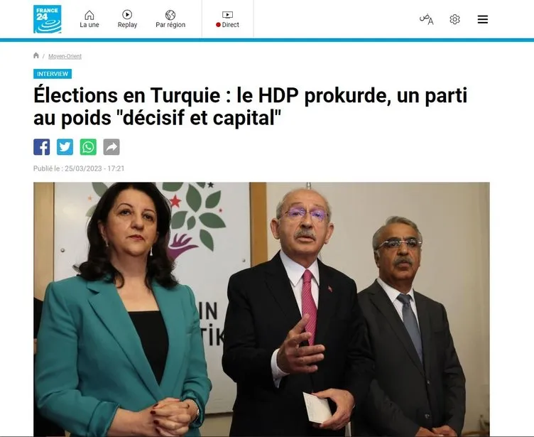 6’lı koalisyonun yeni ayağı HDP Fransa’nın gündeminde: Türbülansa yol açabilir...