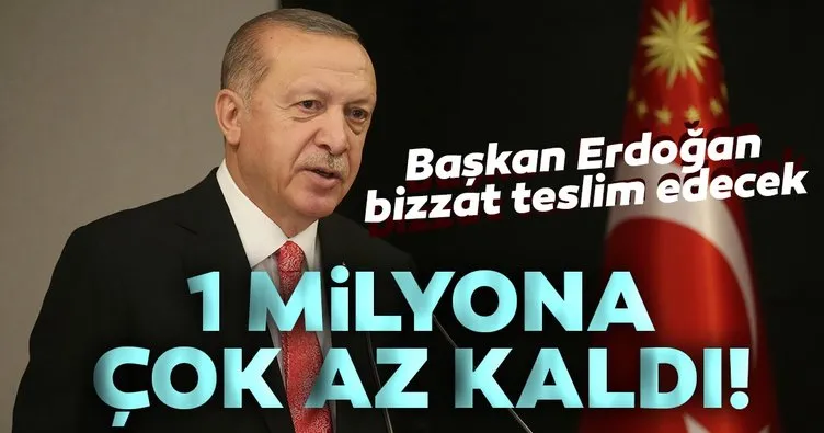 Bakan Kurum’dan son dakika TOKİ açıklaması! 1 milyonuncuyu Başkan Erdoğan teslim edecek