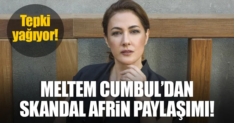 Meltem Cumbul'dan skandal paylaşım!