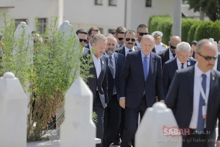 Başkan Erdoğan Bilge Kralın kabrinde!