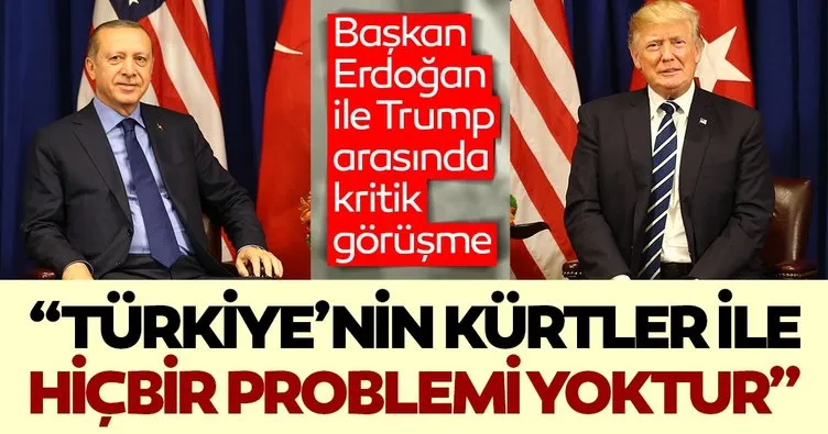 Son dakika haberi: Başkan Erdoğan ile ABD Başkanı Trump görüştü