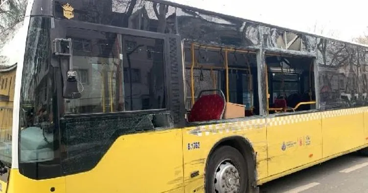 Sarıyer’de İETT otobüsü ile kamyonet çarpıştı: 2 yaralı!