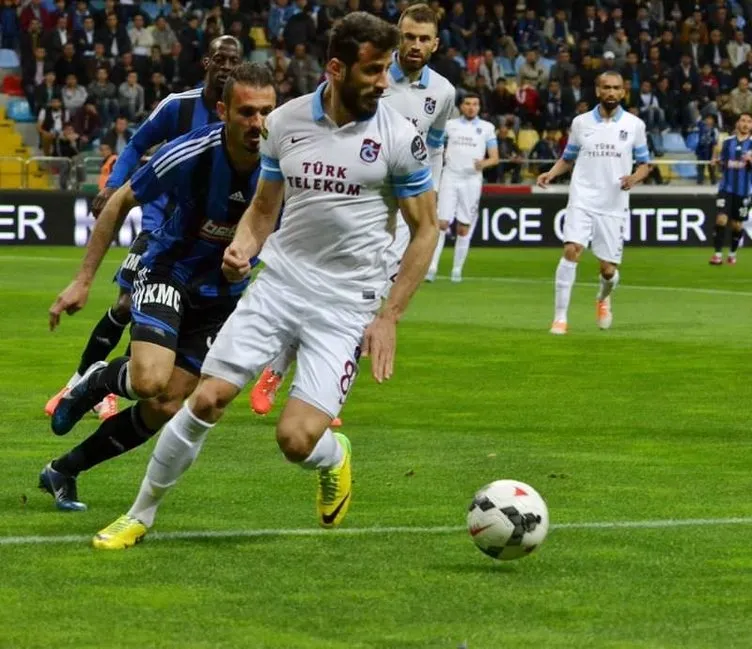 Kayseri Erciyesspor-Trabzonspor maçından kareler
