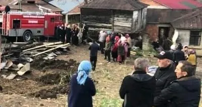 Trabzon’da çıkan yangında 12 hayvan telef oldu