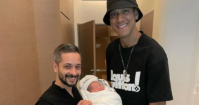 Beşiktaşlı aile bebeğine Josef Efe adını koydu! Josef de Souza ziyarete gitti