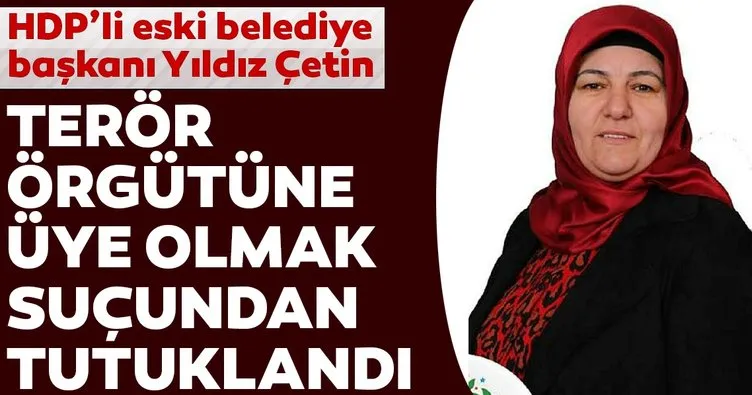 HDP’li eski Erçiş Belediye Başkanı Yıldız Çetin tutuklandı