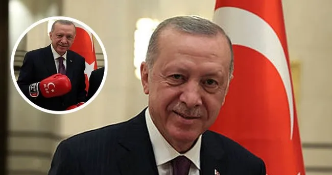 Türkiye Boks Federasyonundan Başkan Erdoğan'a hediye