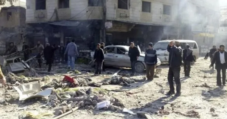 Esed rejimi Şam’da pazar yerini vurdu