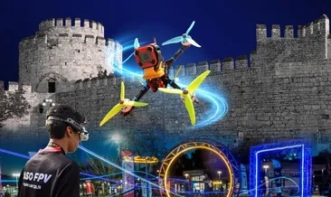 Yedikule Hisarı’nda ‘drone’ heyecanı