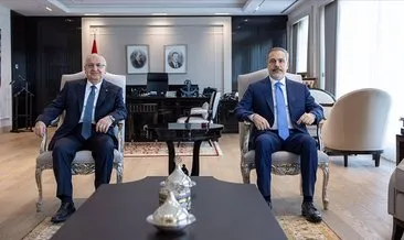 Dışişleri Bakanı Fidan, Milli Savunma Bakanı Güler ile bir araya geldi