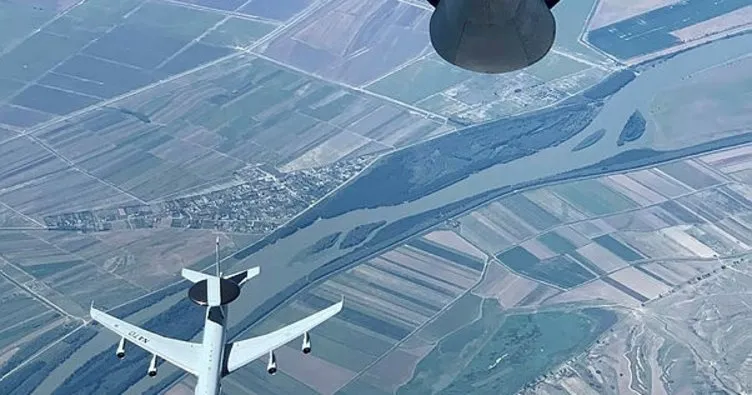 MSB duyurdu: NATO’ya ait uçağa 23.000 feet irtifada yakıt ikmali yapıldı