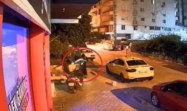 İş yerine ateş açıp patenle kayarak kaçtı #mersin