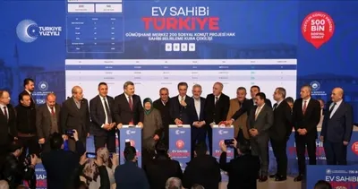 500 Bin sosyal konut projesi kapsamında Gümüşhane’de 940 konutun kurası çekildi #gumushane