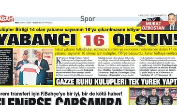 SABAH Spor yine gündemi belirledi