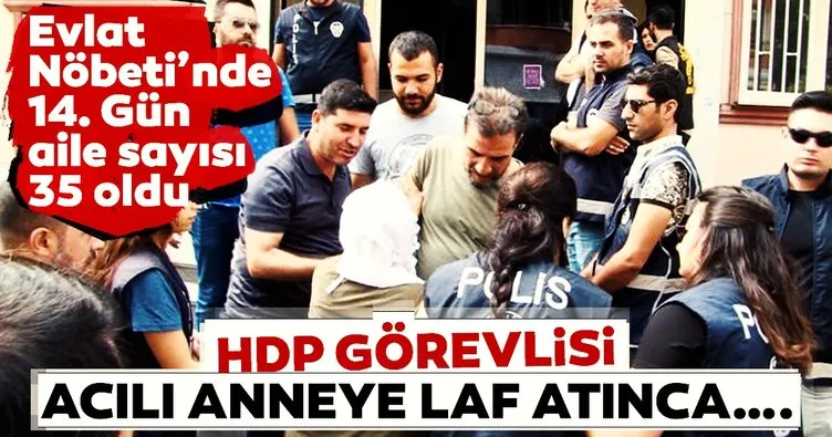 Diyarbakır’daki ’Evlat Nöbeti’nde gerginlik! HDP görevlisi acılı anneye laf atınca...