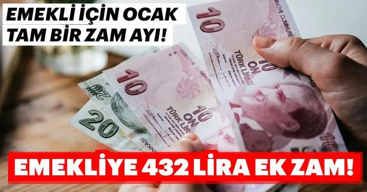 Son dakika haberi: Emekli maaşlarına 432 lira ek zam müjdesi! 2019 güncel emekli maaş zammı ne kadar olacak?