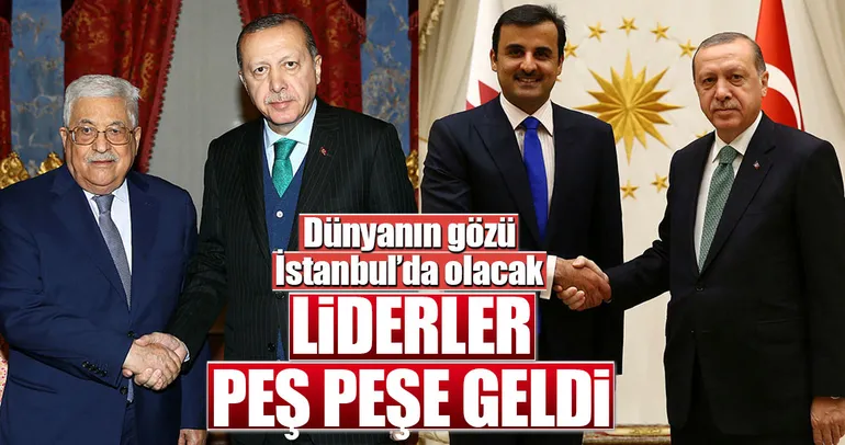 Liderler peş peşe İstanbul'a indi