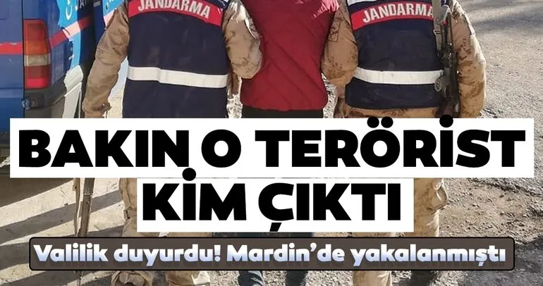 Mardin’de yakalanan terörist PKK’nın bombacısı çıktı