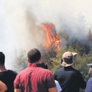 Antalya’da orman yangını