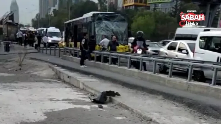 E-5'te zincirleme kaza: 2 yaralı | Video