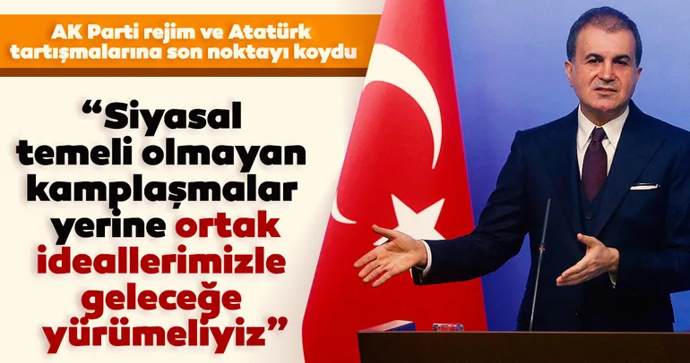 Son dakika haberi! AK Parti sözcüsü Ömer Çelik Cumhuriyetimiz tüm nitelikleriyle gözbebeğimizdir