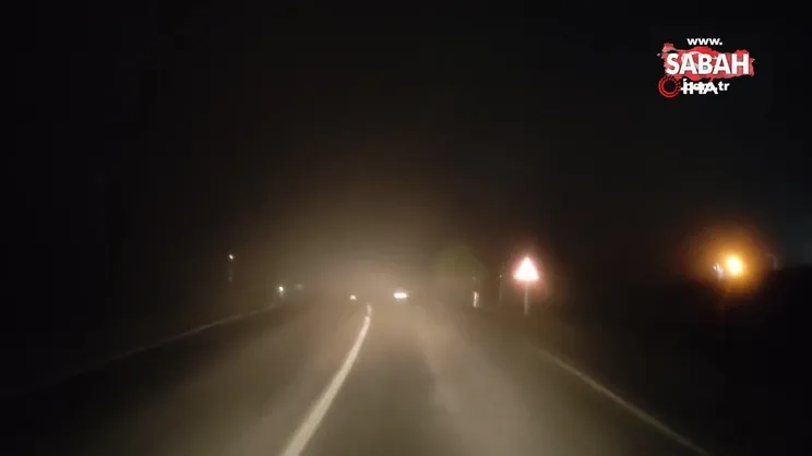 Ulgar Geçidi'nde görüş mesafesi 5 metreye kadar düştü | Video