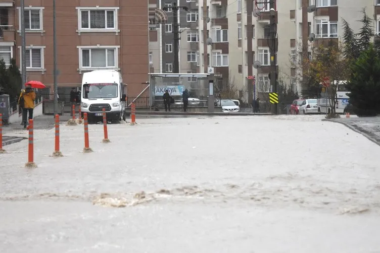 Edirne’de sağanak yağış