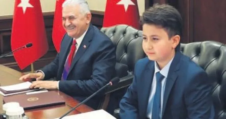 11 yaşındaki Yağız başbakan oldu