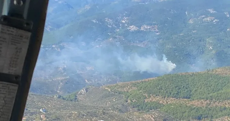 Kazdağları’nda orman yangını çıktı! Havadan ve karadan müdahale sürüyor