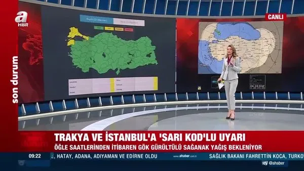 Son dakika! Meteoroloji sarı kodla uyardı! Marmara'da sağanak ve hortum bekleniyor | Video