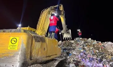 Kayseri’de belediye işçisi çöp yığınlarının altında kaldı