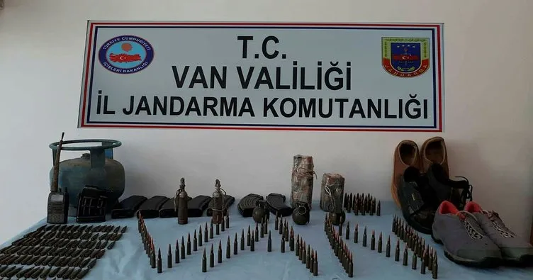 Van’da terör örgütü PKK’ya ait mühimmat ele geçirildi
