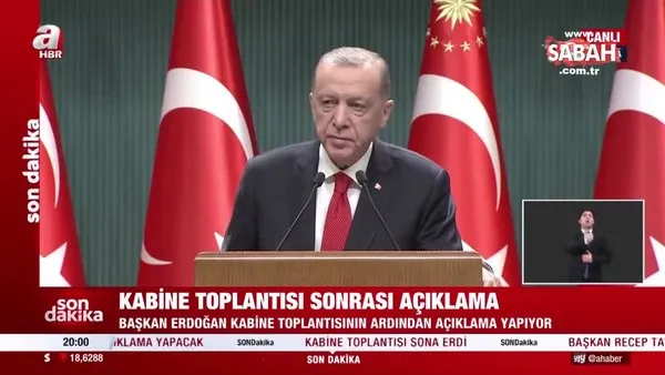 SON DAKİKA | Kabine Toplantısı sonrası Başkan Erdoğan'dan terörle mücadelede kararlılık mesajı: Kimseden izin almayız | Video