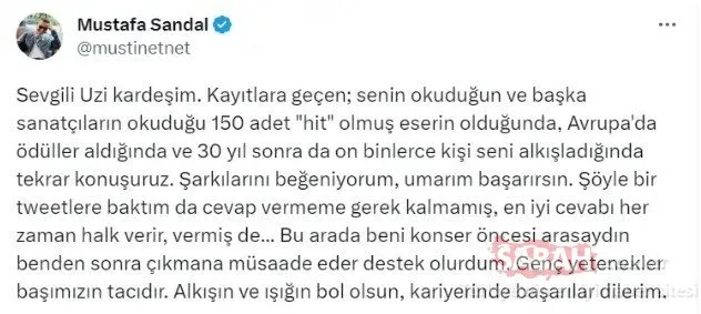 Mustafa Sandal - Uzi gerilimine Hande Yener de dahil oldu! Yeni nesil rütbesini bilmeli