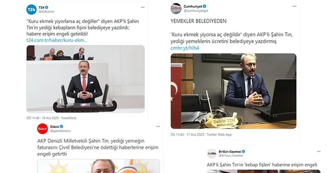 Hayali yemek üzerinden yalan ittifakı