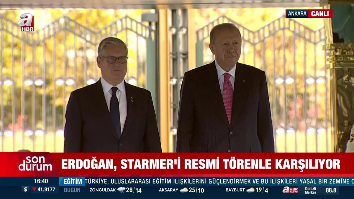 İngiltere Başbakanı Ankara’da! Başkan Erdoğan resmi törenle karşıladı | Video videosunu izle İngiltere Başbakanı Ankara’da! Başkan Erdoğan resmi törenle karşıladı | Video videosunu izle