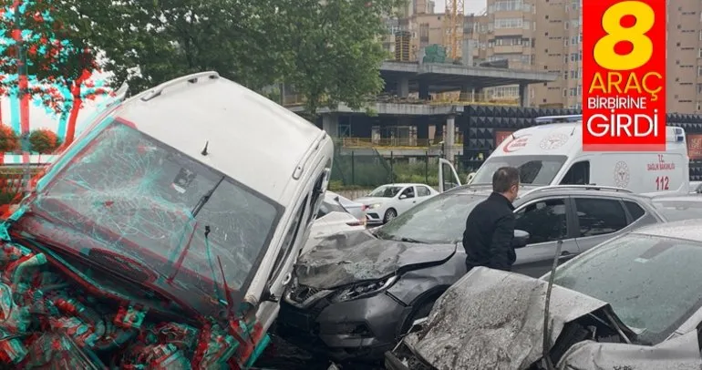 Beşiktaş'ta zincirleme kaza: Olay yerinden korkunç görüntüler geldi!