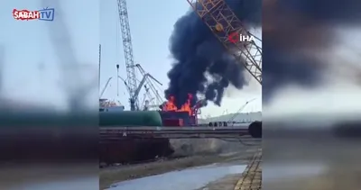 İzmir’de yakıt tankerinde yangın! | Video