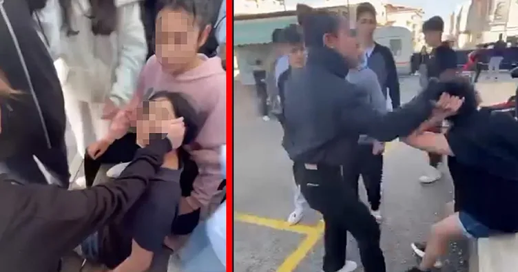 SON DAKİKA: Antalya’da akılalmaz akran şiddeti! Kız öğrenciyi yumruklayıp saçından sürüklediler! İşte o anlar