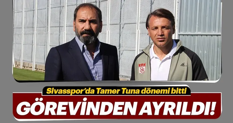 Demir Grup Sivasspor Teknik Direktörü Tamer Tuna görevinden istifa etti