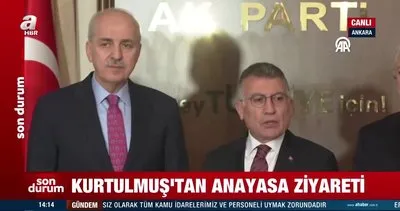 TBMM Başkanı Kurtulmuş’tan AK Parti’ye yeni anayasa ziyareti | Video