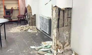 6.2’lik depremde kolonlar patladı