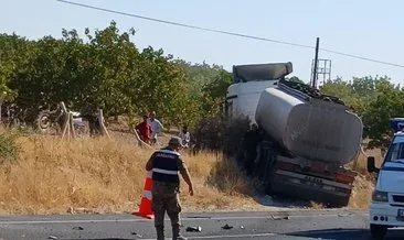 Şanlıurfa’da otomobil tır ile çarpıştı: 1ölü #sanliurfa