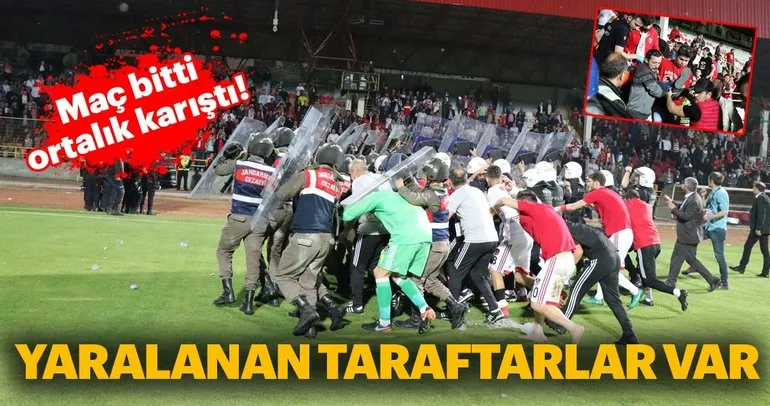 Boluspor - Gazişehir Gaziantep FK maçının ardından olaylar çıktı