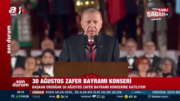 Başkan Erdoğan'dan 30 Ağustos Zafer Bayramı'nda Yunanistan'a net mesaj! | Video